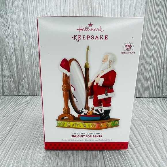 Hallmark Ornament 2013 Snug Fit for Santa Once Upon a Christmas music ornament - Picture 3 of 16